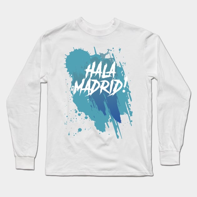 Hala Madrid Long Sleeve T-Shirt by BeaverDesigns7